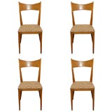 Two left  Paul McCobb blonde  dining chairs for Calvin.