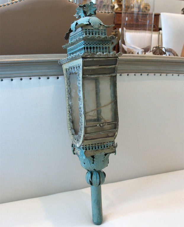 Pair of early 19th C., Italian, carriage lanterns For Sale 5