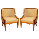 Pair of Period Art Deco Bergeres