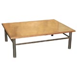 Engraved Brass Coffee Table