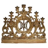 Antique PAIR OF GILTWOOD ALTAR STICKS
