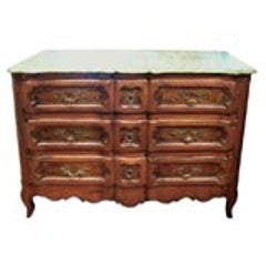 Louis XV French Commode with Vernis Martin Painted panels 7