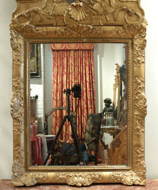PERIOD REGENCE GILTWOOD MIRROR For Sale 3
