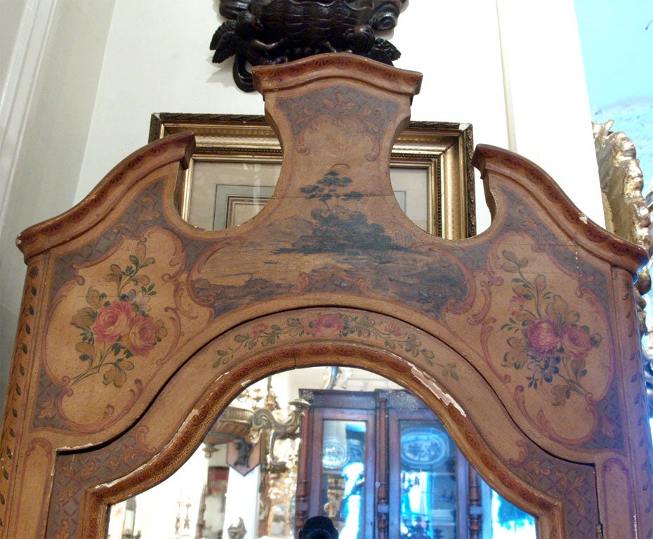 Italian Venetian Secretary Bookcase
