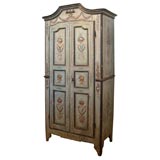 EXCEPTIONAL MILANESE PAINTED TWO DOOR ARMIORE