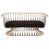 Woodard Extruded Aluminum Settee