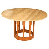 Round Pedastal Dining Table By Brown-Saltman