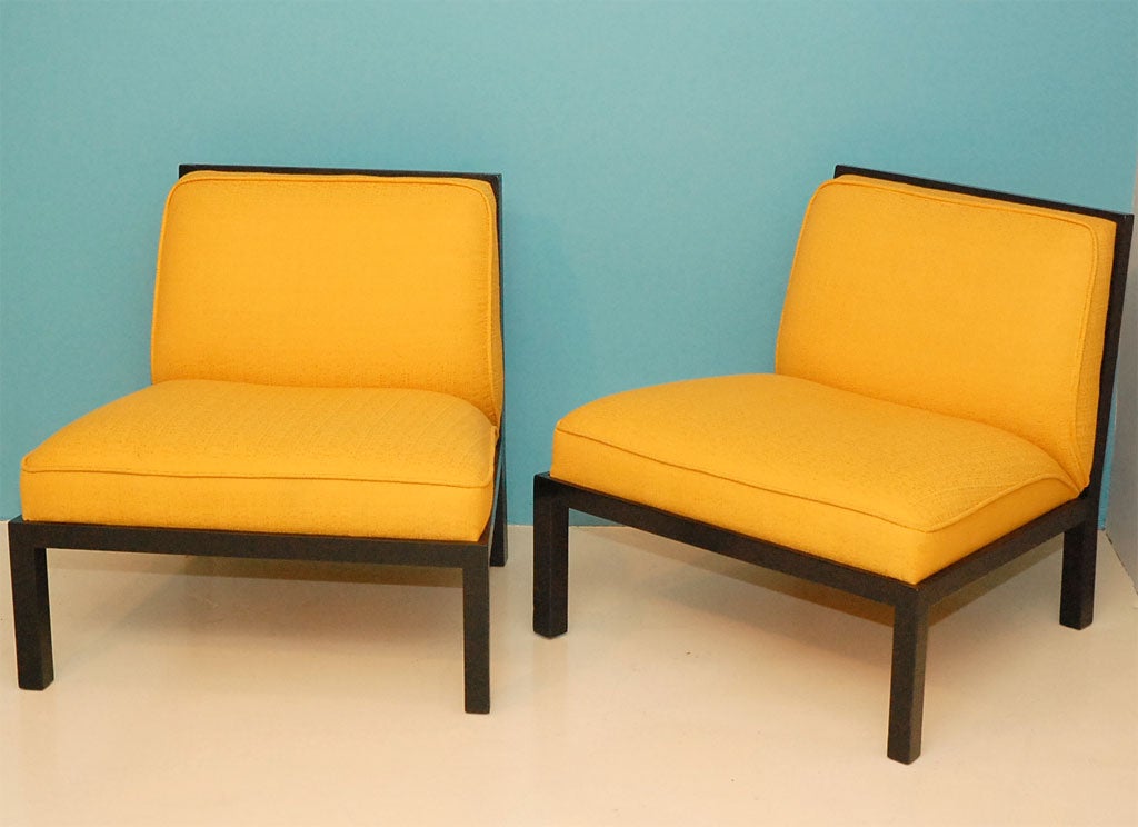 American Pair Of Michael Taylor for Baker Slipper Chairs
