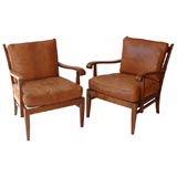 Pair of French  Armchairs by Gouffe, Paris