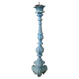 Tall Blue Candlestick