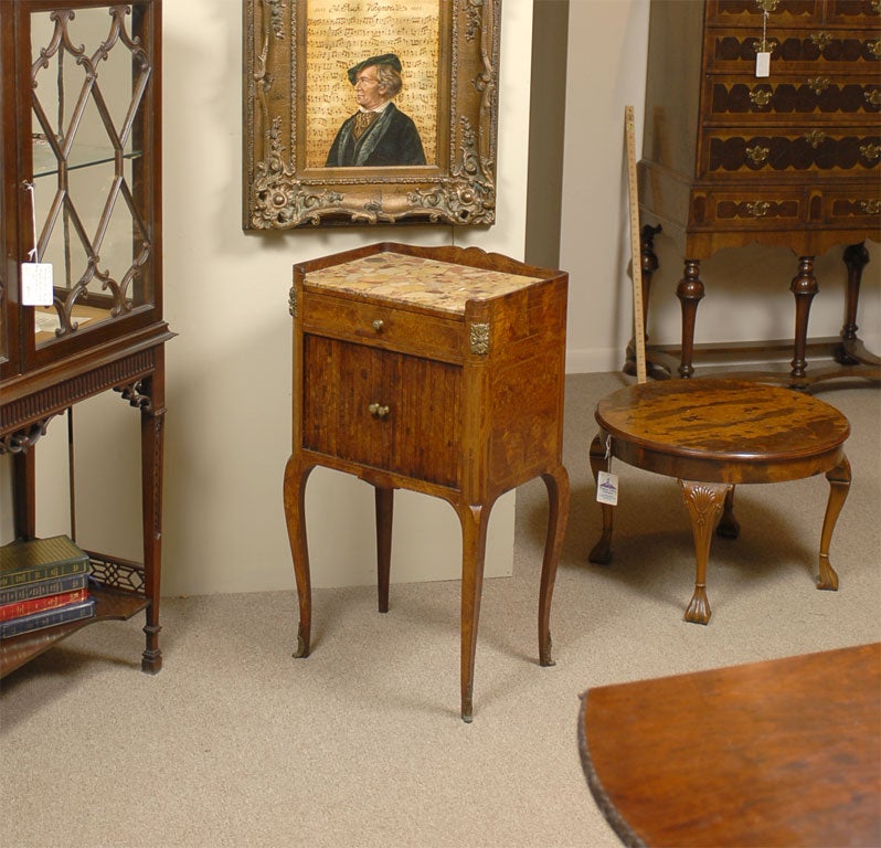 French Louis XV Bedside Cupboard