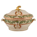 Coalport Armorial Soup Tureen, Cover and Stand