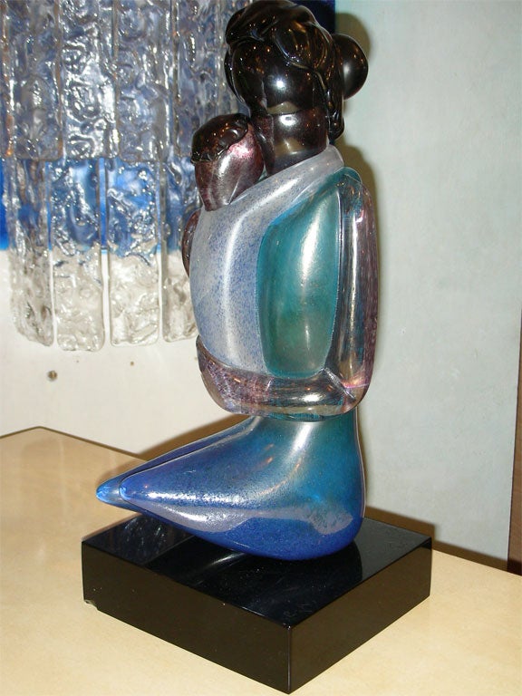 1970s Murano Glass Statuette