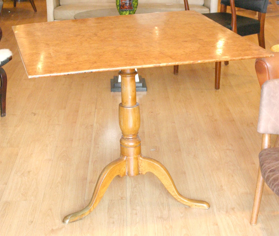 18th Century and Earlier 18th Century Swedish Tilt Top Table For Sale
