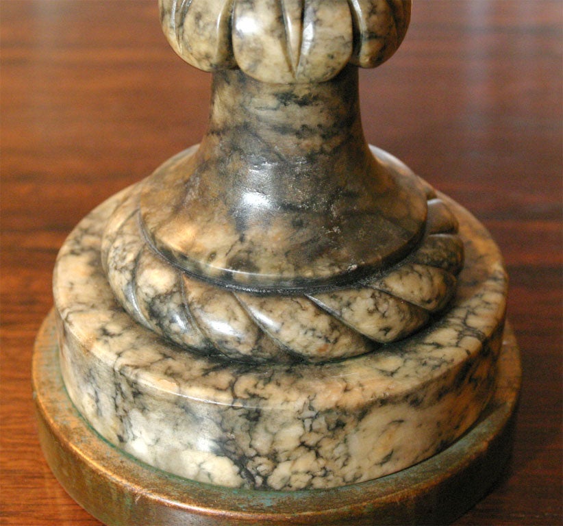 Large Alabaster Lamp For Sale 2