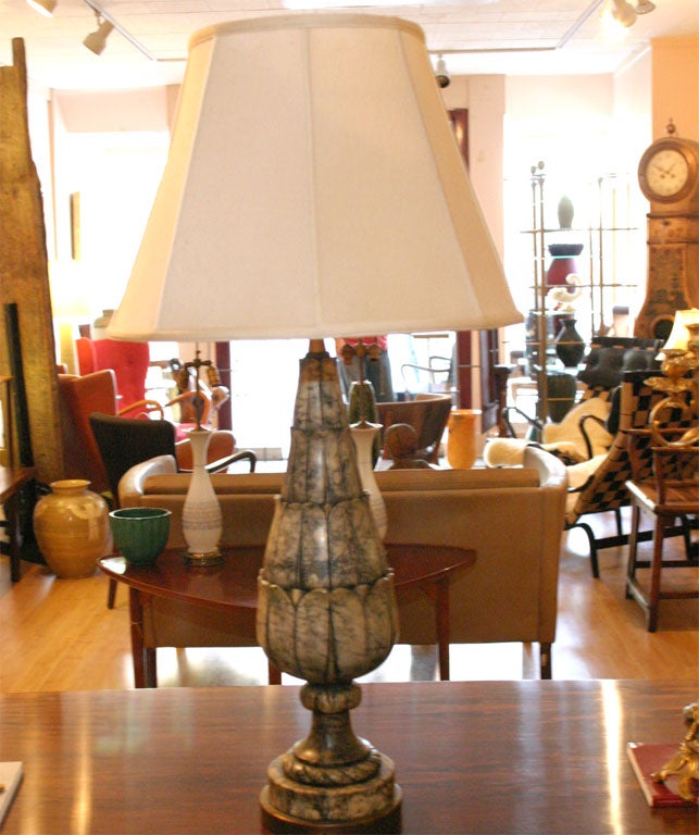 Large Alabaster Lamp For Sale 5