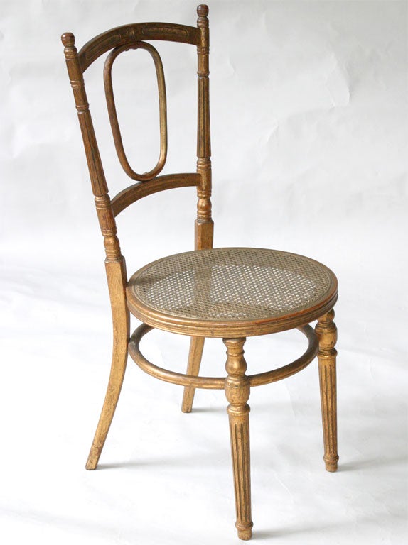 American Set of Four Side Chairs