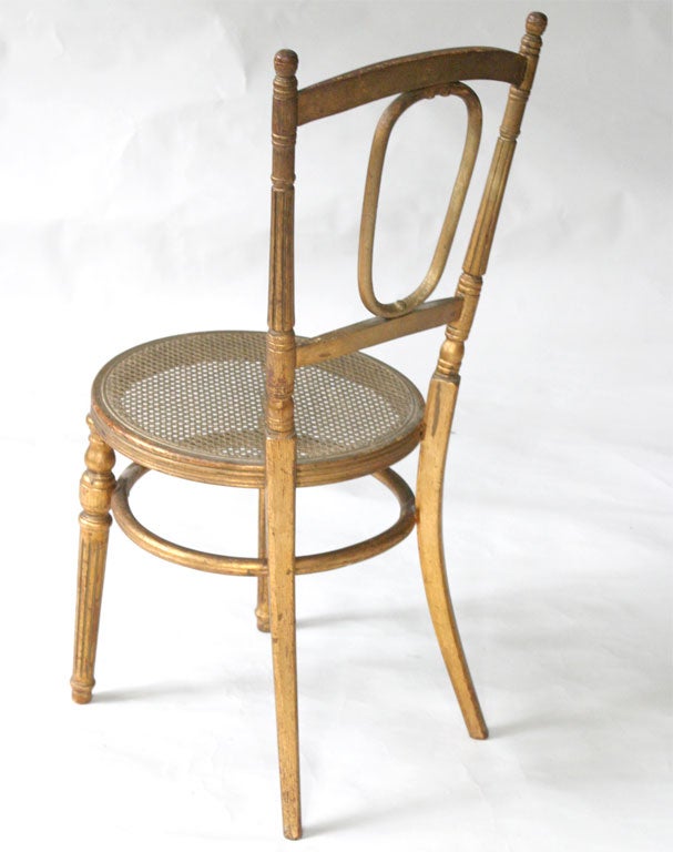 Wood Set of Four Side Chairs