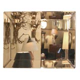Large Mirror with Beveled Edge