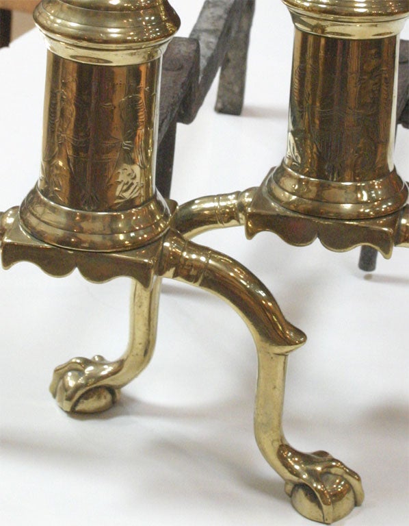 Brass Andirons