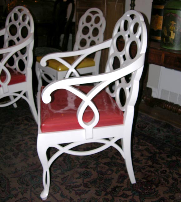 Set of 8 Frances Elkins Chairs 3