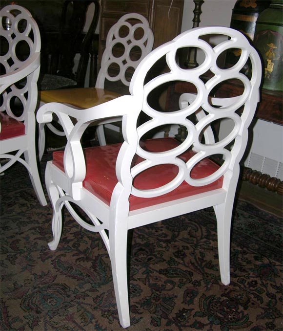 Set of 8 Frances Elkins Chairs 4