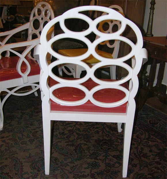 Set of 8 Frances Elkins Chairs 5