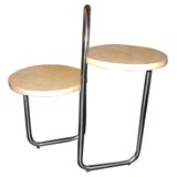 two tiered modernist gueridon