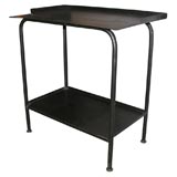 INDUSTRIAL SERVING TABLE WITH BOTTOM SHELF