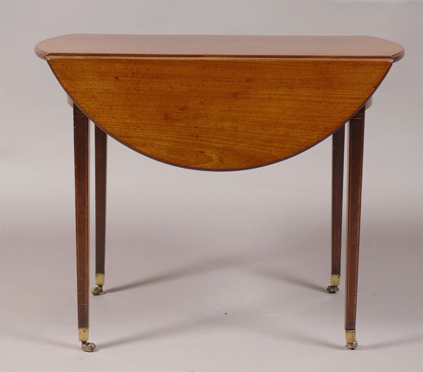 Regency Period Inlaid Mahogany Pembroke Table, c. 1810 3