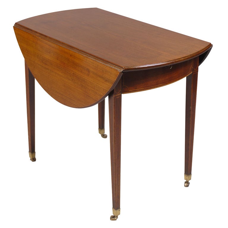 Regency Period Inlaid Mahogany Pembroke Table, c. 1810