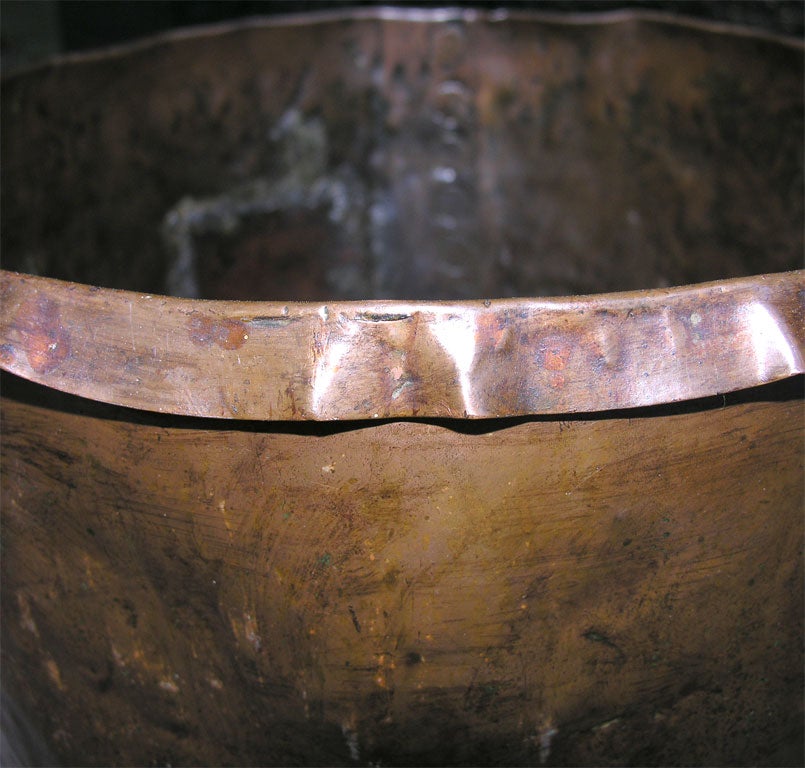 English 18th c. Copper Cauldron 3