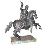 Roman Grand Tour Equestrian Bronze