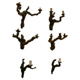 japanese root wall sconces