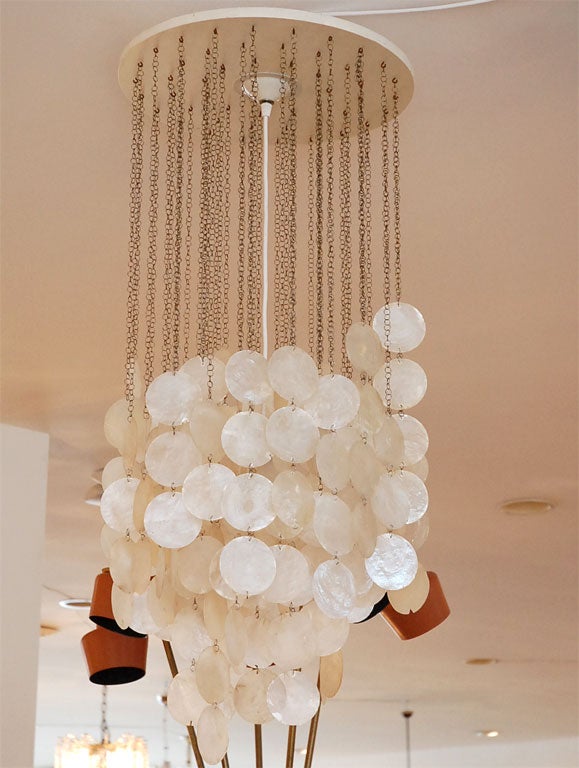 Verner Panton Capiz Shell Light
