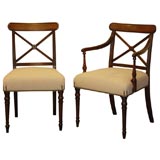 Set of Ten Antique English Dining Chairs