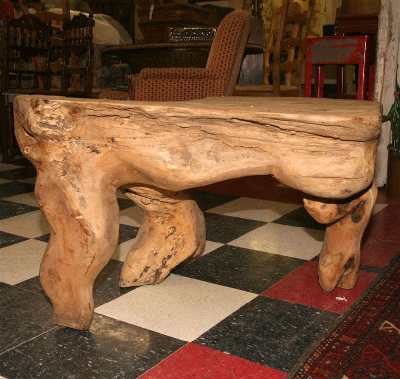 NATURAL TREE ROOT TABLE 4