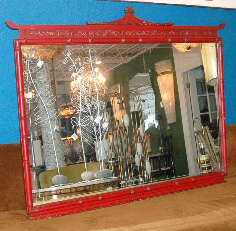 Chinese Style Pagoda Mirror