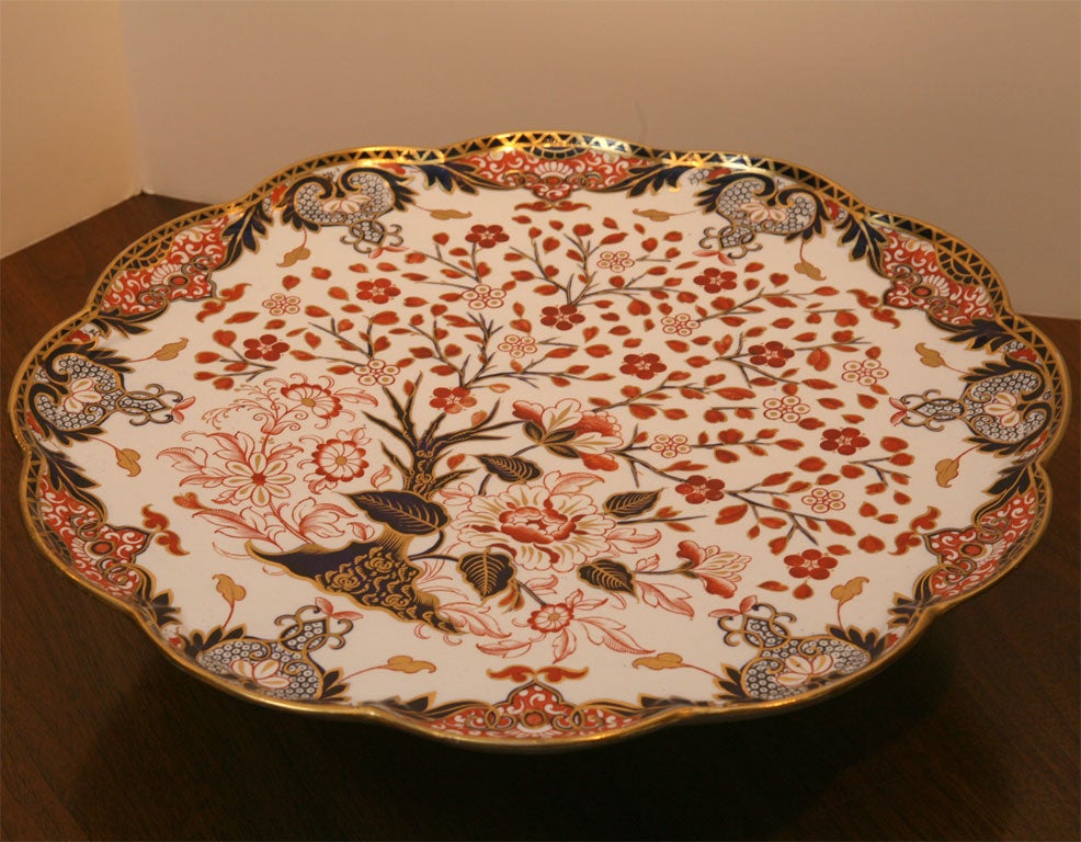 19th Century 19th. C. Royal Crown Derby Hand Painted Imari Lazy Susan