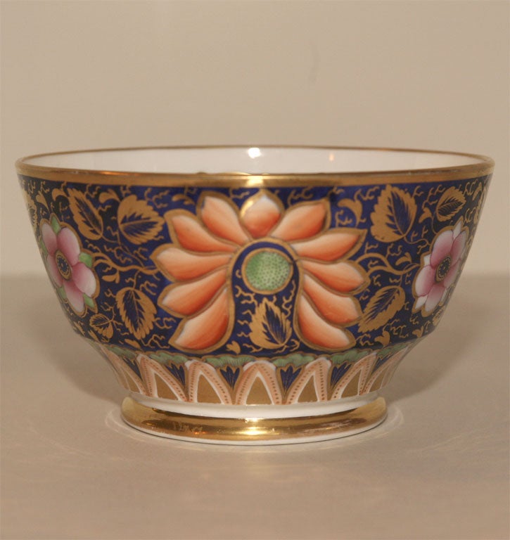 English 19th C. Spode Hand Painted Imari Tea Set