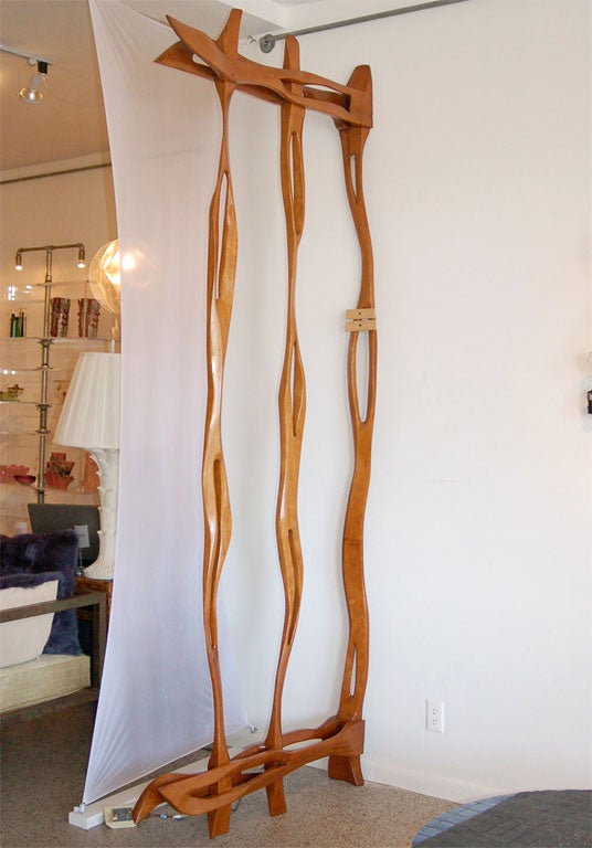 Modernist room divider or headboard.  ***Contact Information: AOL (American Online) users may experience difficulties sending emails to us or receiving emails from us. If you have made an inquiry to us and have not received a response, please