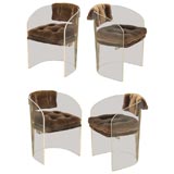 Cool Lucite Club Chairs