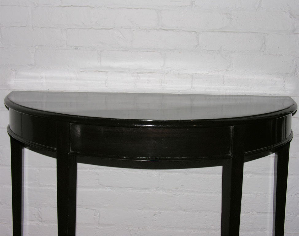 Anglo-Indian Demi-Lune Console Table 2