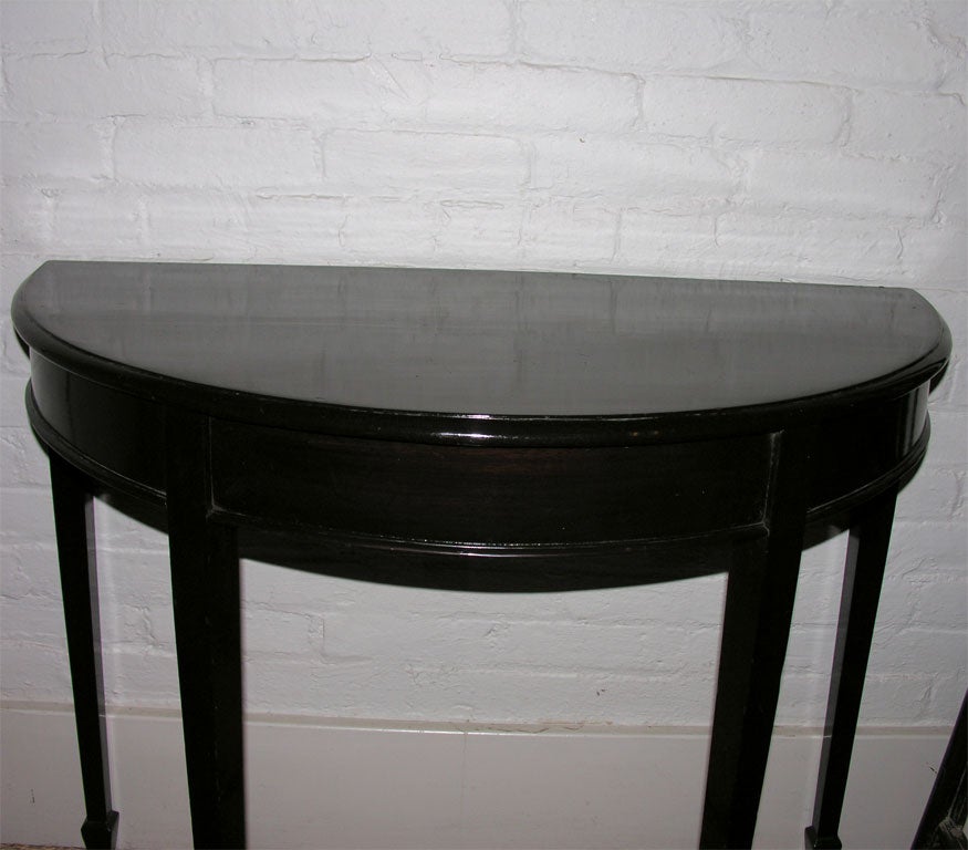 Anglo-Indian Demi-Lune Console Table 3