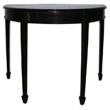 Used Anglo-Indian Demi-Lune Console Table