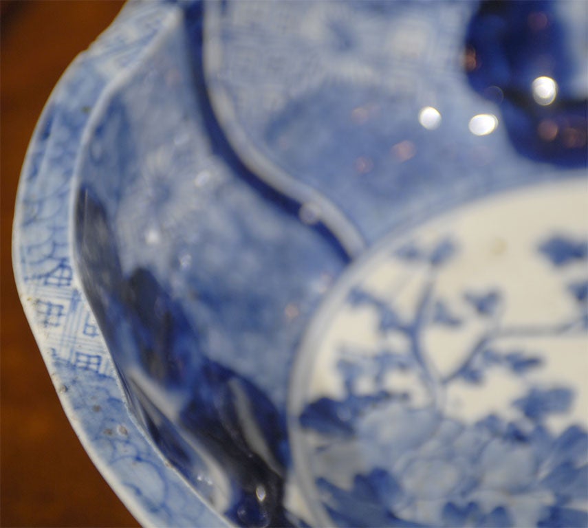 Mid 19th C. Chinese Imari Lotus Bowl 3