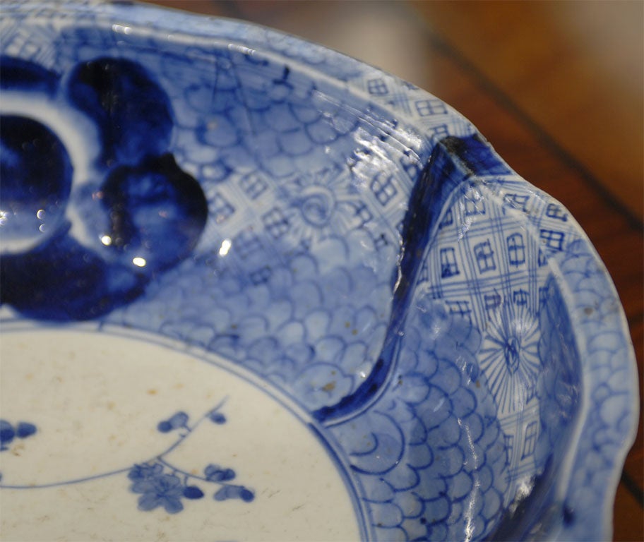 Mid 19th C. Chinese Imari Lotus Bowl 4