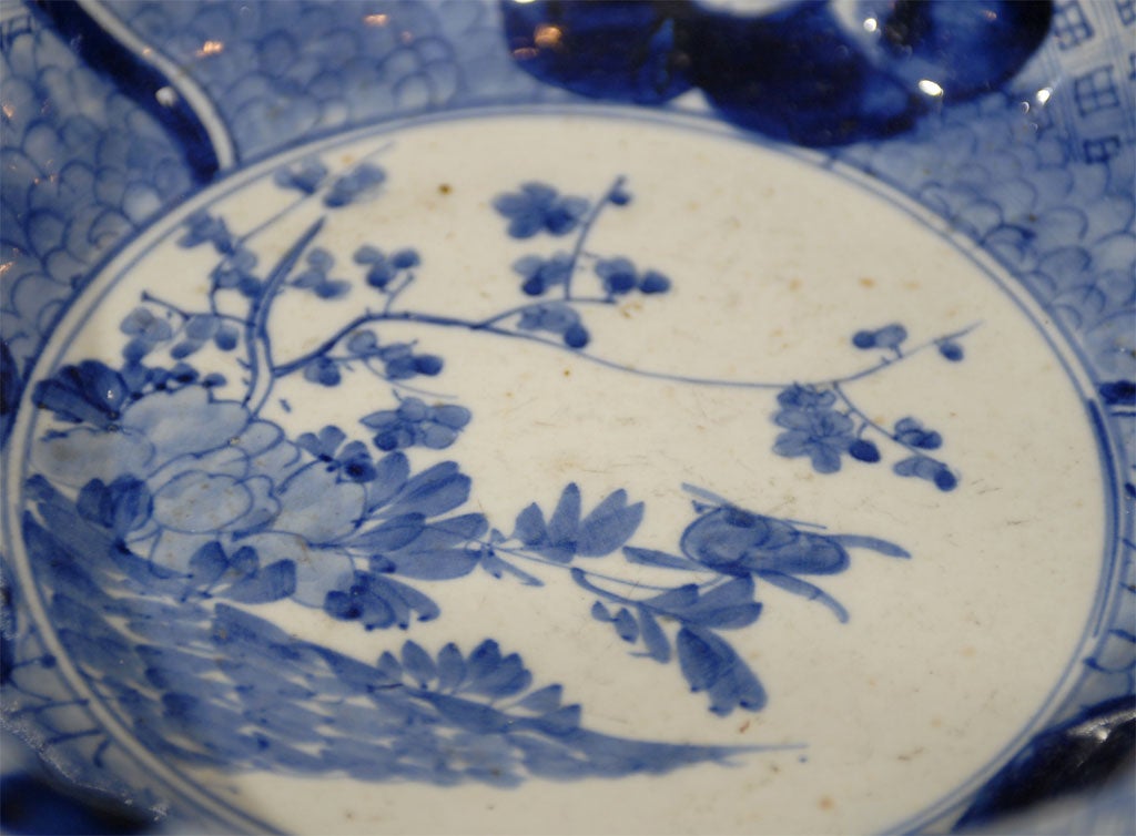 Mid 19th C. Chinese Imari Lotus Bowl 5