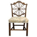 19th C. Chippendale style mahogany side chair