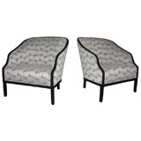 Pair of Club Chairs designed by Ward Bennett